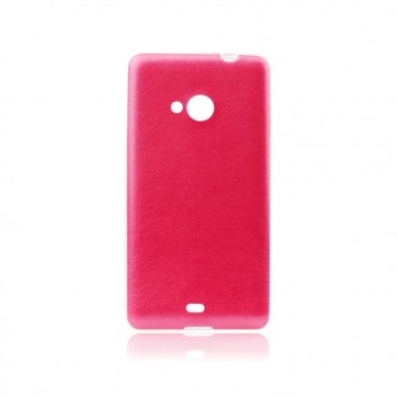 Jelly Case Leather  - Sam Galaxy S6 red