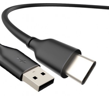 CABLETIME καλώδιο USB-A 2.0 σε USB-C C160, 5V3A, 0.25m, μαύρο