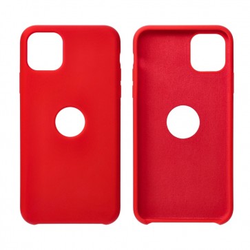 Forcell Silicone Case for IPHONE 13 PRO red (without hole)