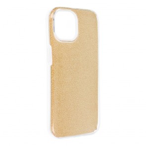 SHINING Case for IPHONE 15 gold