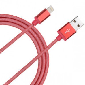 Μεταλλικό Καλώδιο ΟΕΜ USB σε micro USB (Κόκκινο)