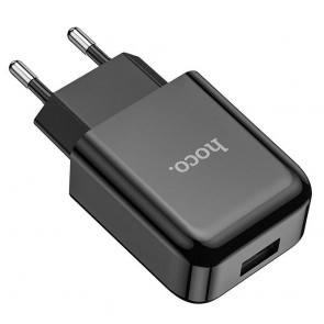 HOCO travel charger USB 2A N2 Vigour black