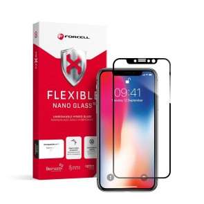 Forcell Flexible Hybrid Glass 5D for Apple iPhone X/Xs black