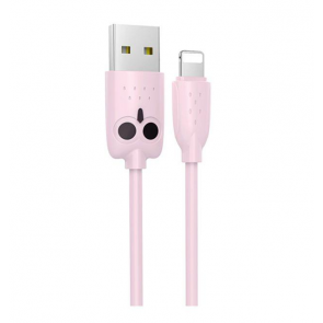 HOCO USB Cable - Kiki KX1 IPHONE lightning 1M pink