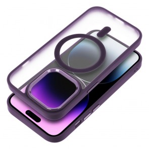 Matte Mag Cover case compatible with MagSafe for IPHONE 11 PRO MAX purple