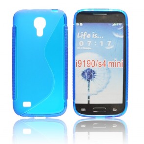 Back Case S-line - SAM I9190 Galaxy S4 Mini blue