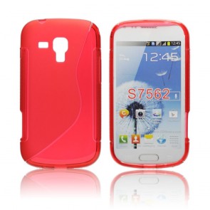 Back Case S-line - SAM S7560 Galaxy Trend/S7562 Galaxy S Duos red