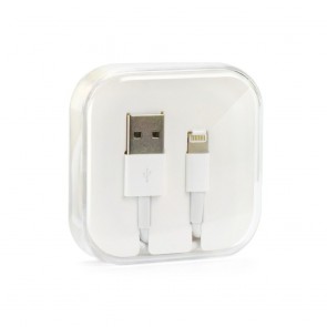 Cable USB for iPhone Lightning 8-pin HD4 1 meter white BOX