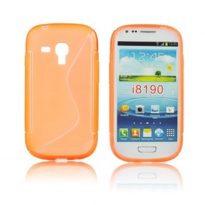 Back Case S-line - SAM I8190 Galaxy S3 Mini orange