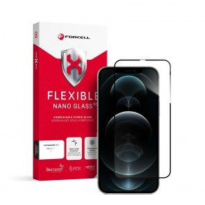 Forcell Flexible Hybrid Glass 5D for Apple iPhone 12 Pro Max 6,7" black