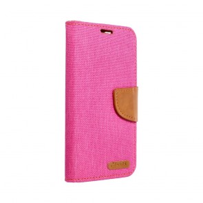 CANVAS Book case for IPHONE 15 pink