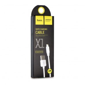 HOCO cable USB A to Lightning 2,1A X1 1 m white