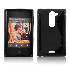 Back Case S-line - NOK 502 Lumia black