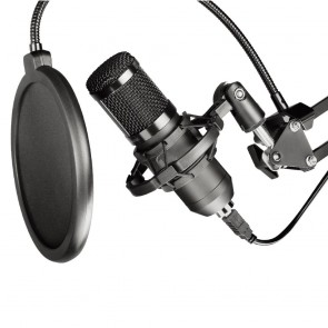 ART condenser microphone on a boom with a diaphragm AC-03 black
