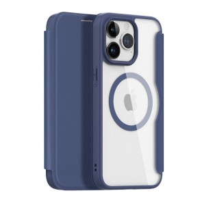 DUX DUCIS Skin X Pro - Folio Case compatible with MagSafe for Apple iPhone 15 Pro Max blue
