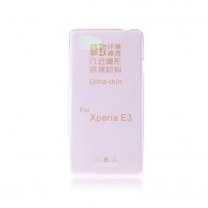 Back Case Ultra Slim 0,3mm - SON Xperia E3 pink