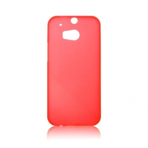 Hard Case  0,5mm -HTC ONE (M8) red