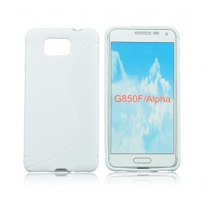 Back Case S-line - SAM Galaxy Alpha white