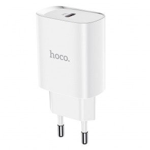 HOCO charger Type C PD20W Fast Charge Smart Charging N14 white