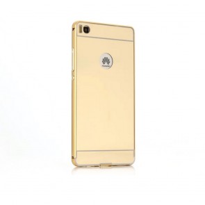 Aluminium Bumper + back cover για Samsung Galaxy S7 G930 (Χρυσό)