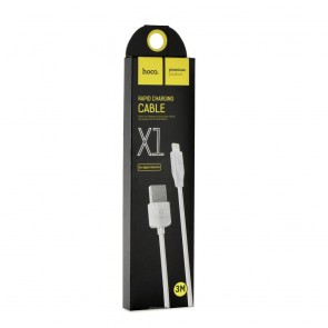 HOCO cable USB A to Lightning 2,1A X1 3 m white