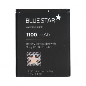 Battery for Sony Ericsson U100 Yari/J10/J10i2 Elm/Hazel 1100 mAh Li-Ion Blue Star