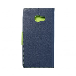 Fancy Book case for  SAMSUNG Galaxy A5 2017 navy/lime
