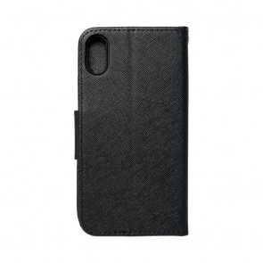 Fancy Book case for  IPHONE X black