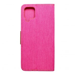 CANVAS Book case for SAMSUNG A12 pink
