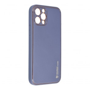 Forcell LEATHER Case for IPHONE 13 PRO blue