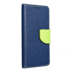 Fancy Book case for IPHONE 15 PRO MAX navy / lime