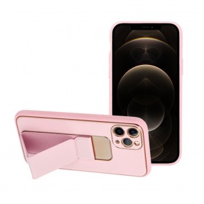 LEATHER Case Kickstand for IPHONE 11 PRO pink
