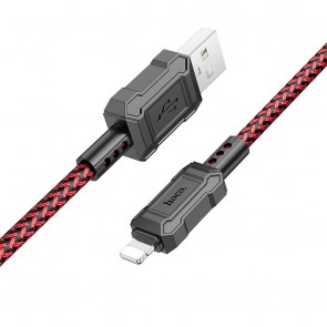 HOCO cable USB to iPhone Lightning 8-pin 2,4A Leader X94 red