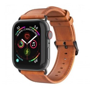 DUX DUCIS YA - genuine leather strap for Apple Watch 42/44/45/49mm brown