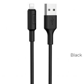 HOCO Soarer charging data cable for Lightning 8-pin X25 black