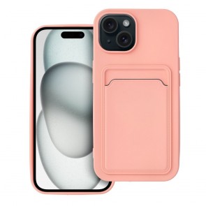 CARD Case for IPHONE 15 pink