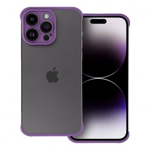 MINI BUMPERS with camera island protection Case for IPHONE 15 PRO dark purple