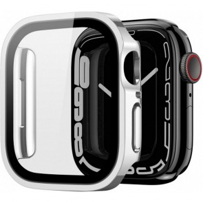 DUX DUCIS Hamo - Elektroplated Protective Case for Apple Watch Series 7/8 45mm silver