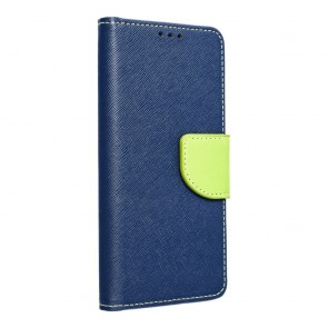 Fancy Book case for SAMSUNG A03S navy / lime