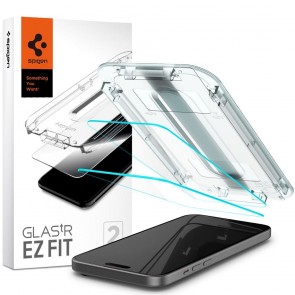 SPIGEN Glas.TR ”EZ FIT” 2-pack for IPHONE 15 PLUS transparent