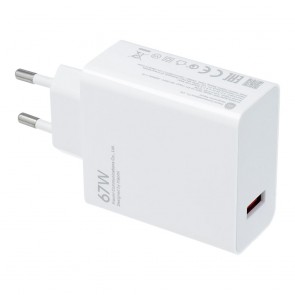 Original Wall Charger Xiaomi MDY-12-EH (head only) Fast Charger 67W white bulk