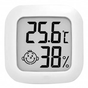 Μίνι ψηφιακό θερμόμετρο & υγρασιόμετρο CX-0726, λευκό