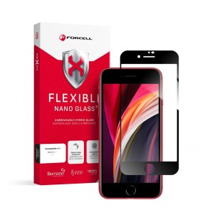 Forcell Flexible Hybrid Glass 5D for Apple iPhone 7/8/SE 2020 4,7" black