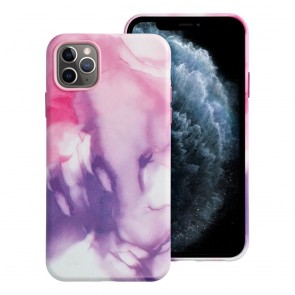 Leather Mag Cover for IPHONE 11 PRO MAX purple splash