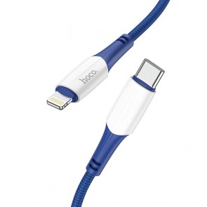 HOCO cable Type C to Lightning PD 3A 20W X70 1 m blue
