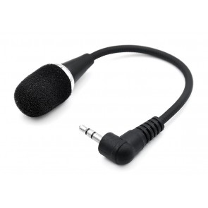 POWERTECH εύκαμπτο μικρόφωνο CAB-J042, 3.5mm, μαύρο