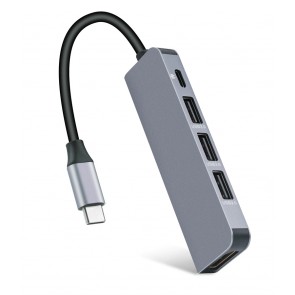 USB Type-C HUB CAB-UC045, 3x USB 3.0, USB-C PD, HDMI 4K