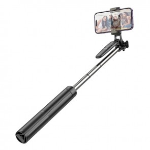 HOCO selfie stick with bluetooth remote control tripod K19 black
