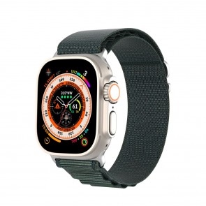 DUX DUCIS GS - woven nylon strap for Apple Watch 42/44/45/49mm green