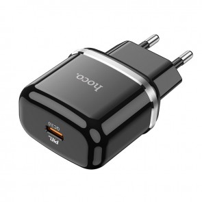 HOCO travel charger Type C PD QC3.0 20W N24 black